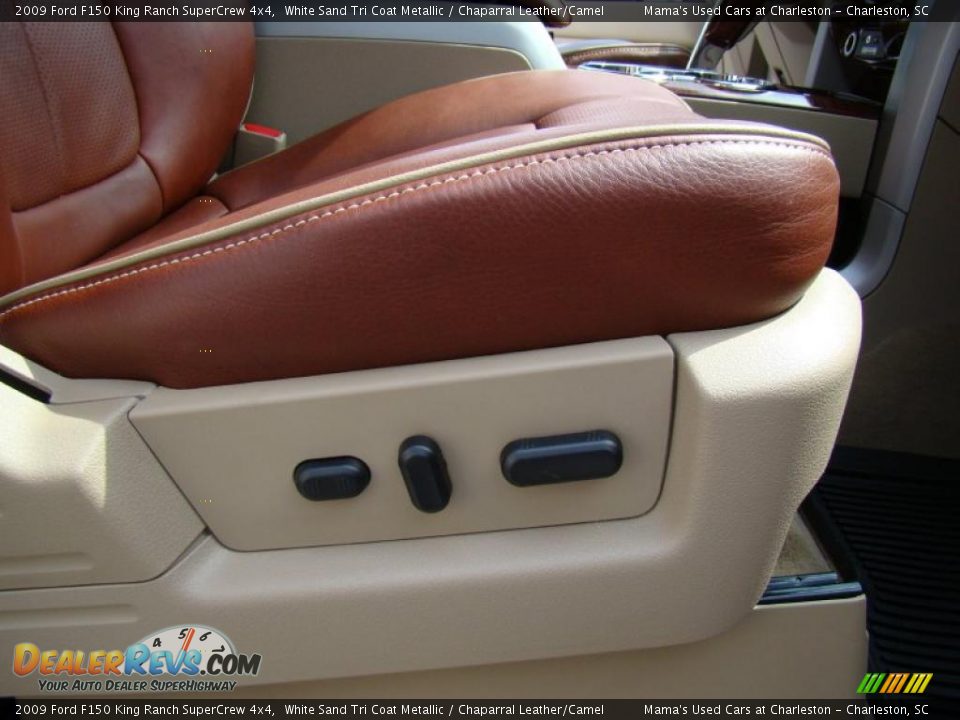 2009 Ford F150 King Ranch SuperCrew 4x4 White Sand Tri Coat Metallic / Chaparral Leather/Camel Photo #18