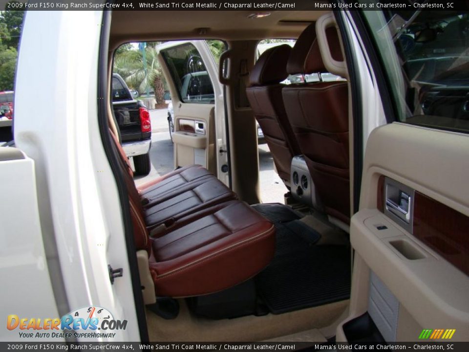 2009 Ford F150 King Ranch SuperCrew 4x4 White Sand Tri Coat Metallic / Chaparral Leather/Camel Photo #19