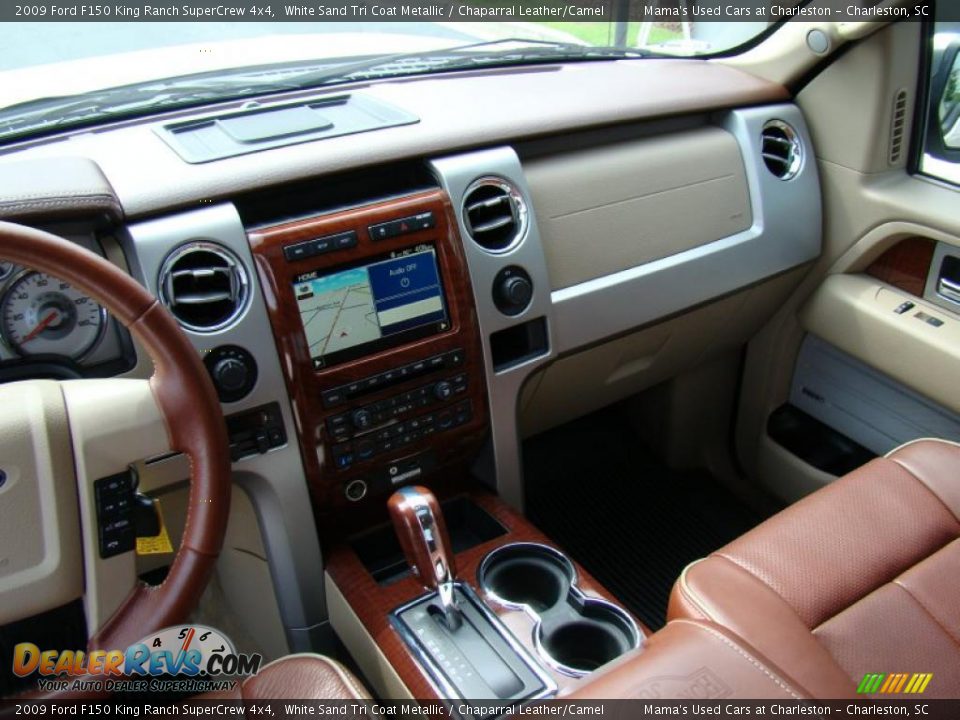 2009 Ford F150 King Ranch SuperCrew 4x4 White Sand Tri Coat Metallic / Chaparral Leather/Camel Photo #22