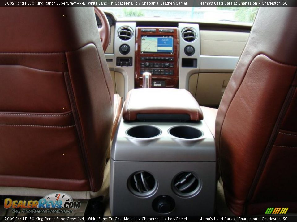 2009 Ford F150 King Ranch SuperCrew 4x4 White Sand Tri Coat Metallic / Chaparral Leather/Camel Photo #23