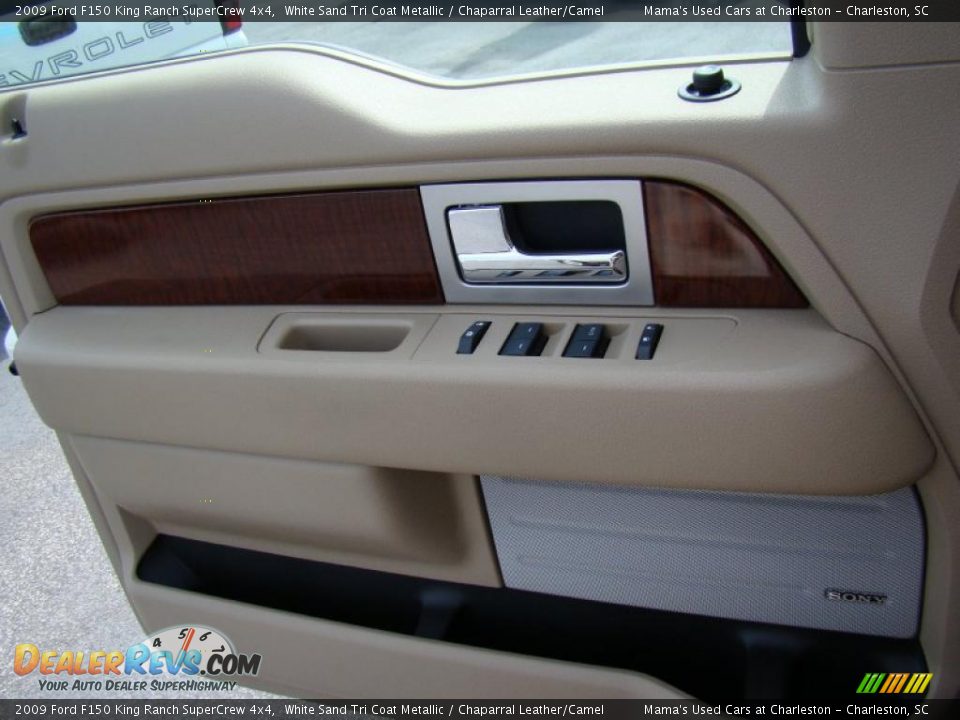 2009 Ford F150 King Ranch SuperCrew 4x4 White Sand Tri Coat Metallic / Chaparral Leather/Camel Photo #24