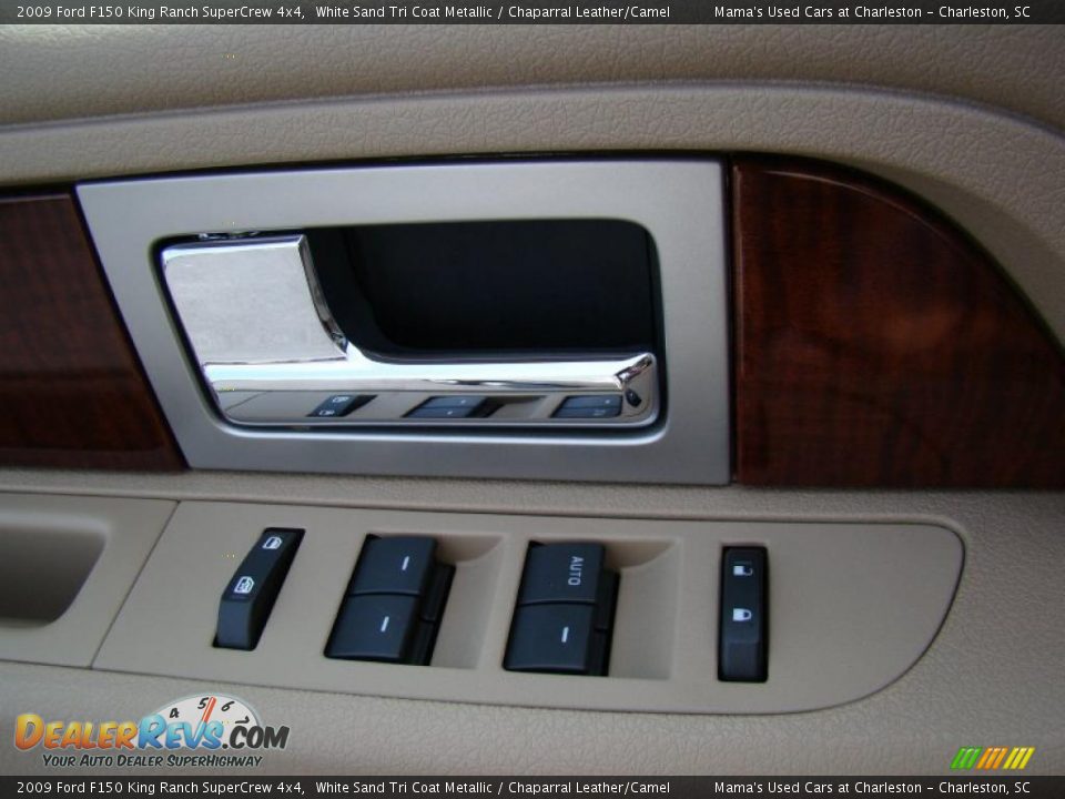 2009 Ford F150 King Ranch SuperCrew 4x4 White Sand Tri Coat Metallic / Chaparral Leather/Camel Photo #25