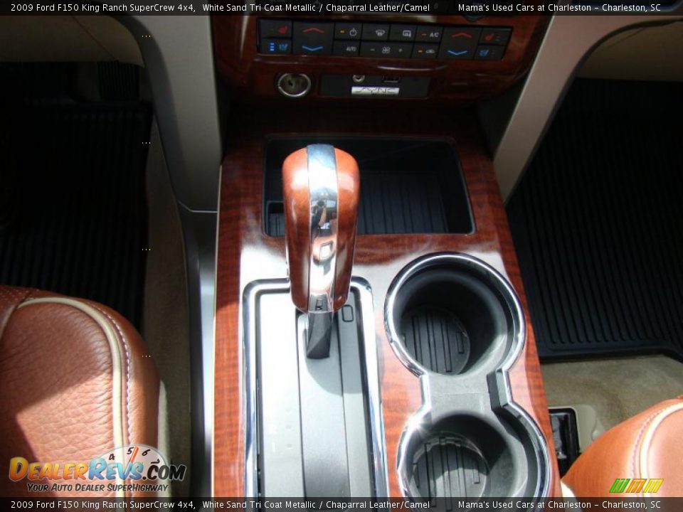 2009 Ford F150 King Ranch SuperCrew 4x4 White Sand Tri Coat Metallic / Chaparral Leather/Camel Photo #28