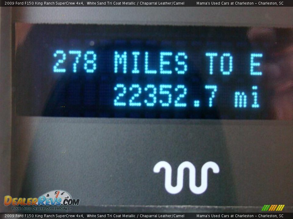 2009 Ford F150 King Ranch SuperCrew 4x4 White Sand Tri Coat Metallic / Chaparral Leather/Camel Photo #33