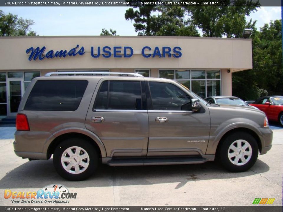 2004 Lincoln Navigator Ultimate Mineral Grey Metallic / Light Parchment Photo #1