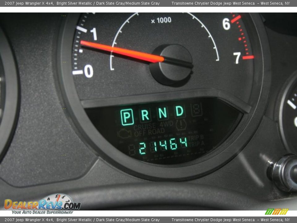 2007 Jeep Wrangler X 4x4 Bright Silver Metallic / Dark Slate Gray/Medium Slate Gray Photo #2