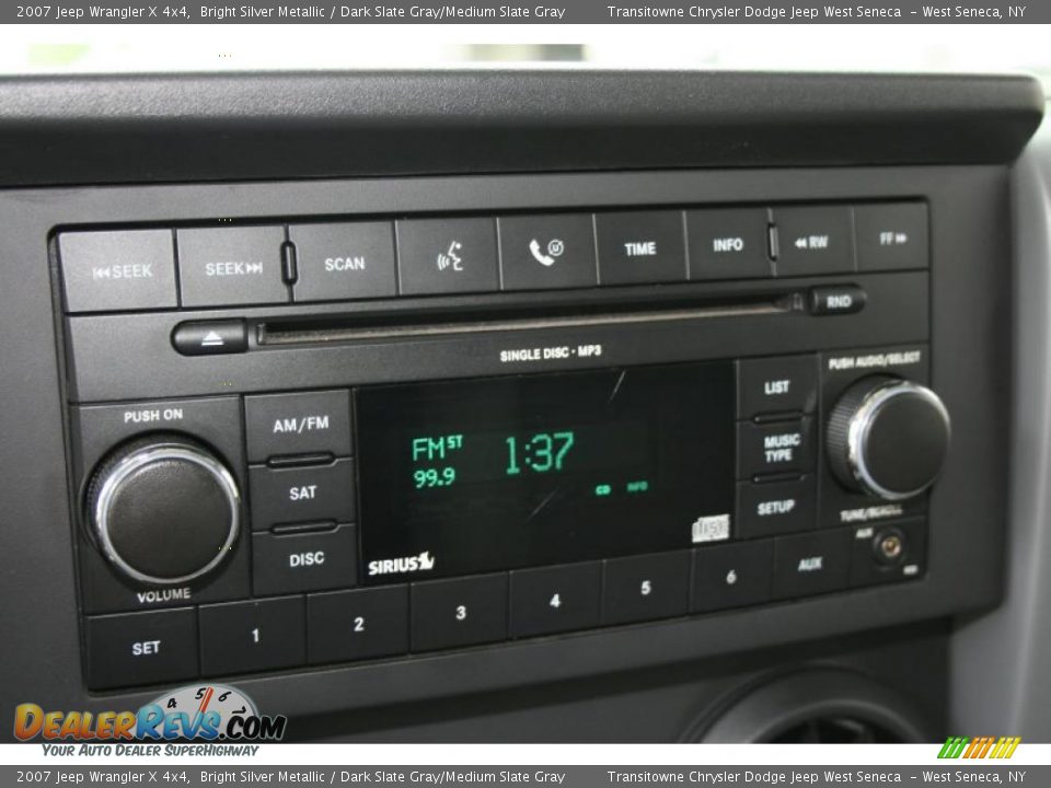 2007 Jeep Wrangler X 4x4 Bright Silver Metallic / Dark Slate Gray/Medium Slate Gray Photo #4