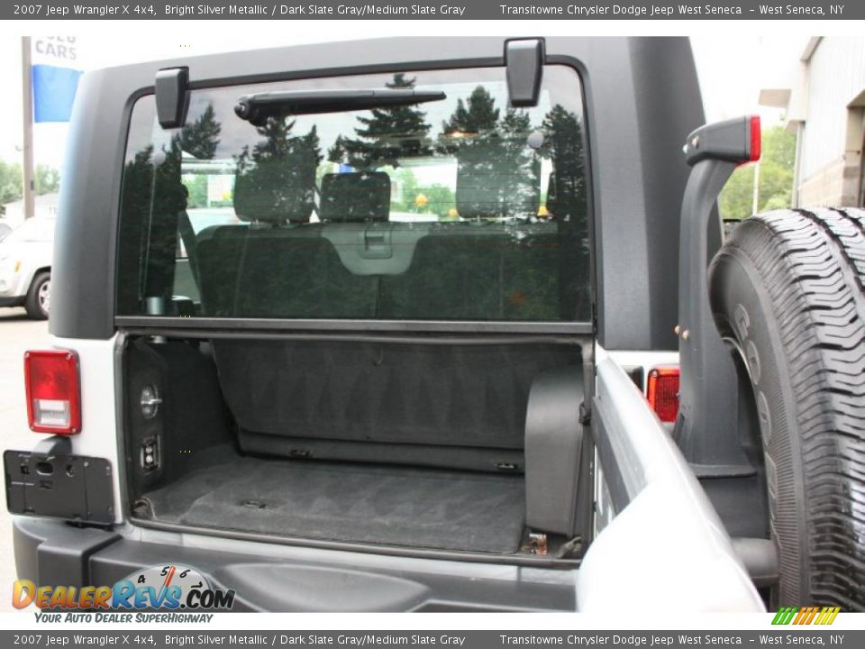 2007 Jeep Wrangler X 4x4 Bright Silver Metallic / Dark Slate Gray/Medium Slate Gray Photo #9