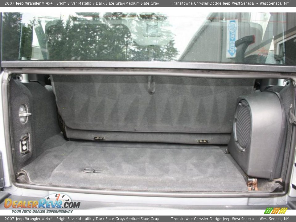 2007 Jeep Wrangler X 4x4 Bright Silver Metallic / Dark Slate Gray/Medium Slate Gray Photo #10