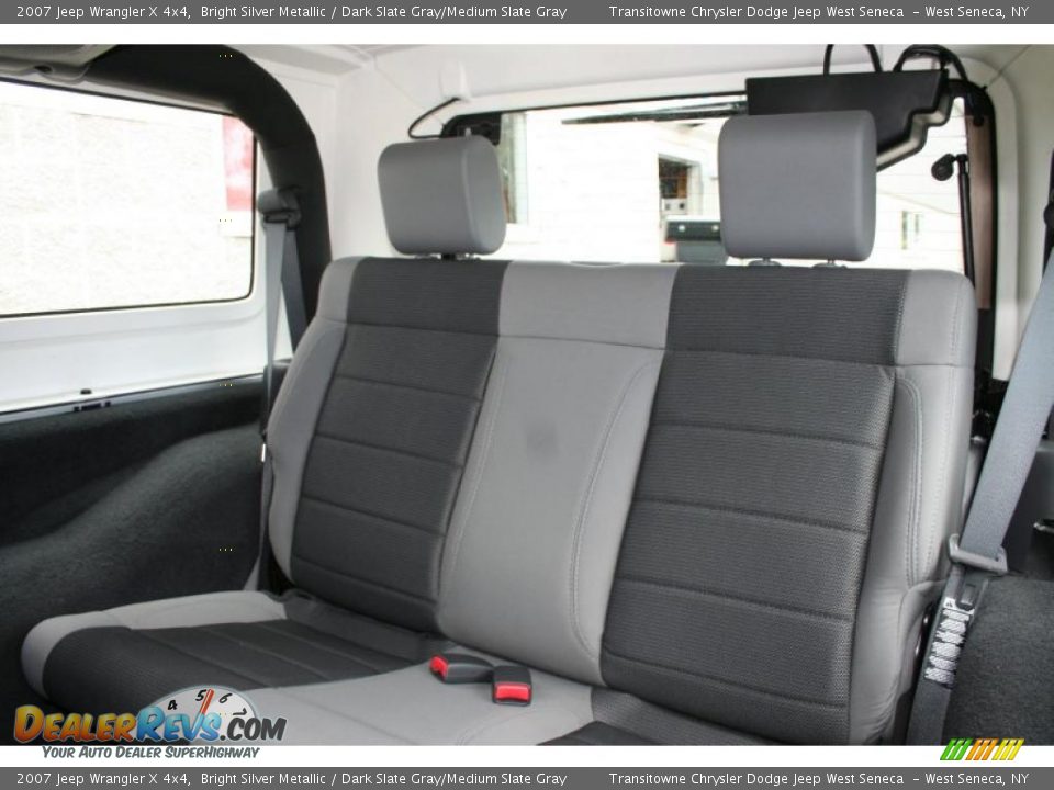 2007 Jeep Wrangler X 4x4 Bright Silver Metallic / Dark Slate Gray/Medium Slate Gray Photo #12