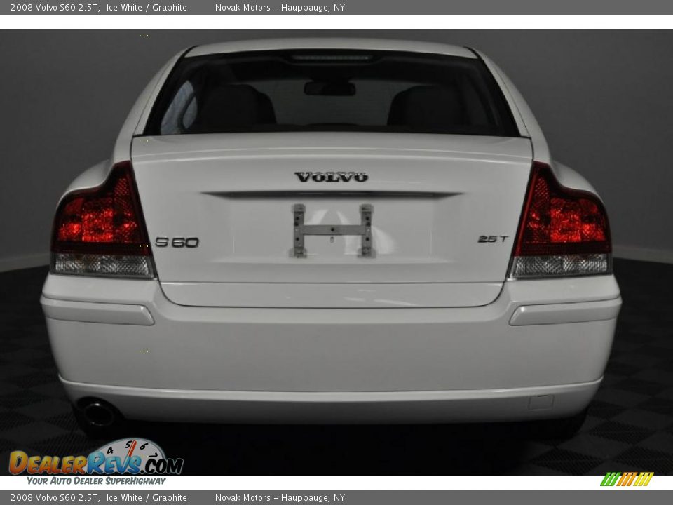 2008 Volvo S60 2.5T Ice White / Graphite Photo #4