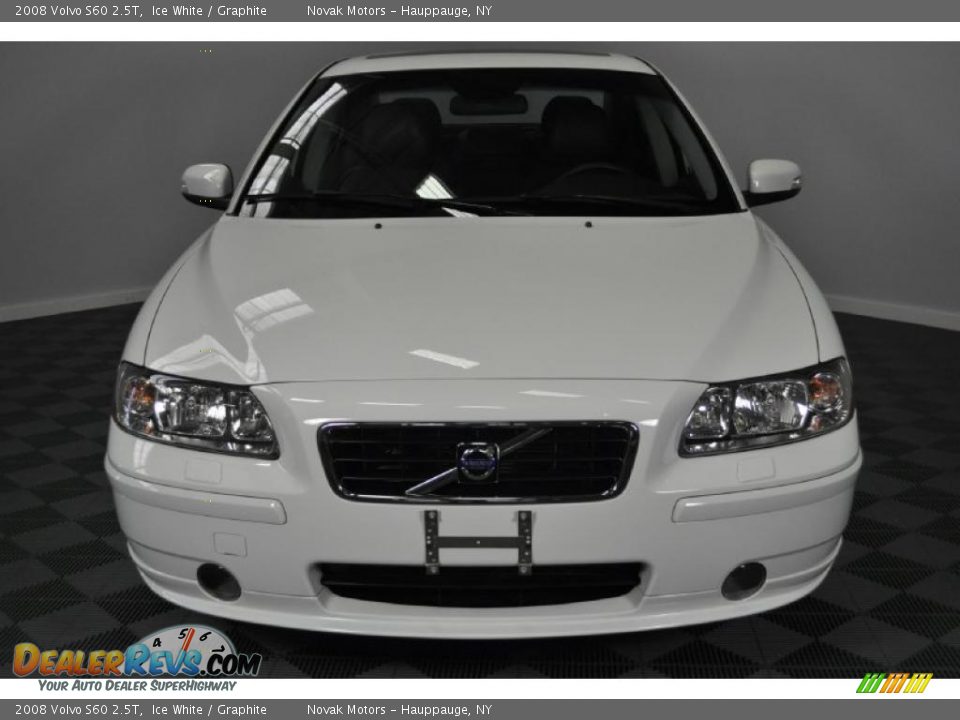 2008 Volvo S60 2.5T Ice White / Graphite Photo #8