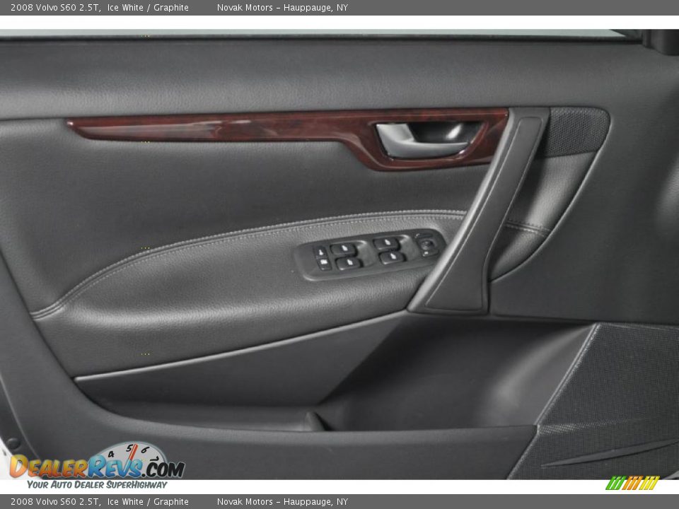 2008 Volvo S60 2.5T Ice White / Graphite Photo #10