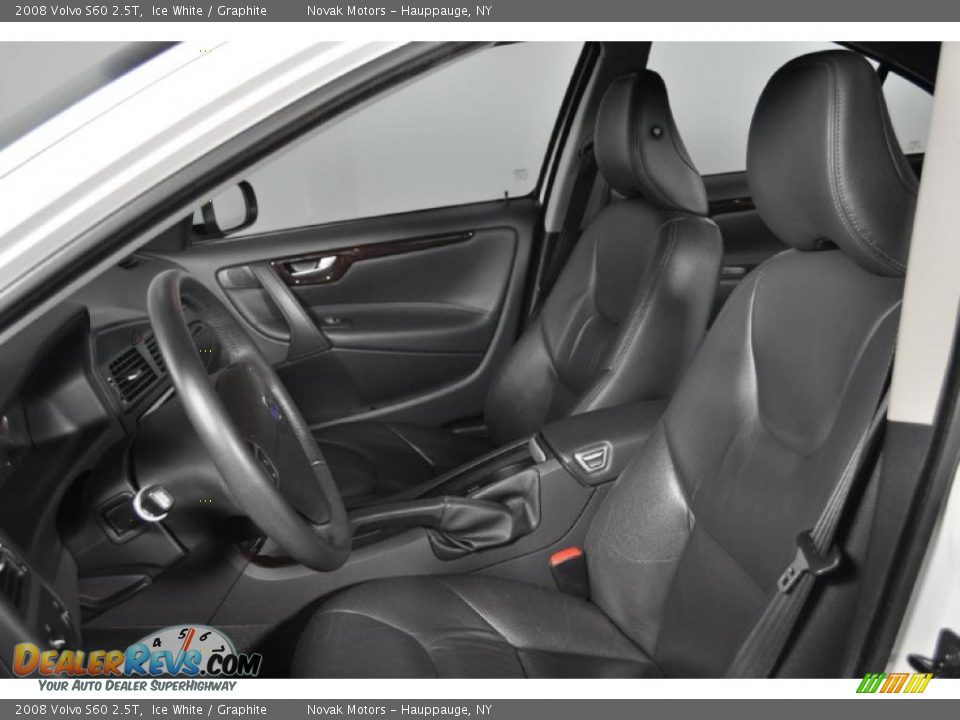 2008 Volvo S60 2.5T Ice White / Graphite Photo #13