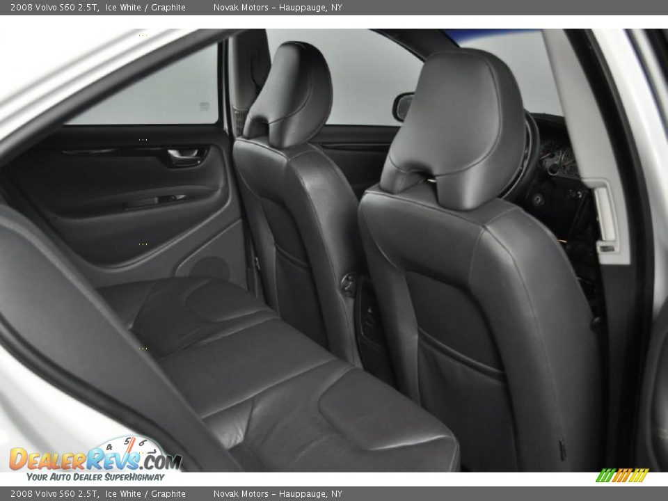 2008 Volvo S60 2.5T Ice White / Graphite Photo #22