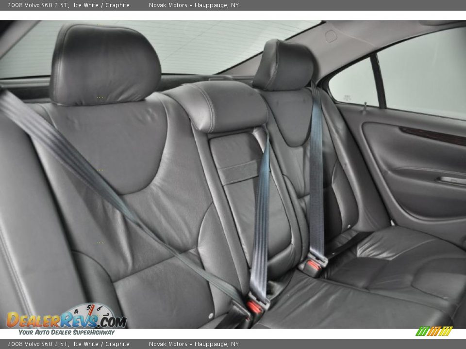 2008 Volvo S60 2.5T Ice White / Graphite Photo #23