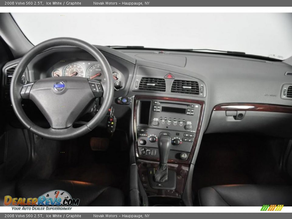 2008 Volvo S60 2.5T Ice White / Graphite Photo #29