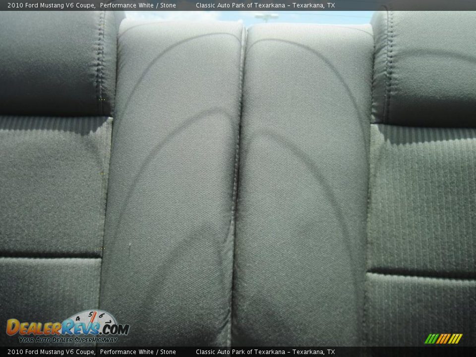 2010 Ford Mustang V6 Coupe Performance White / Stone Photo #7