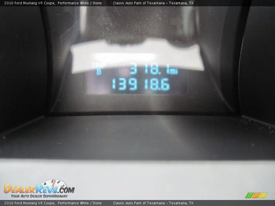 2010 Ford Mustang V6 Coupe Performance White / Stone Photo #10