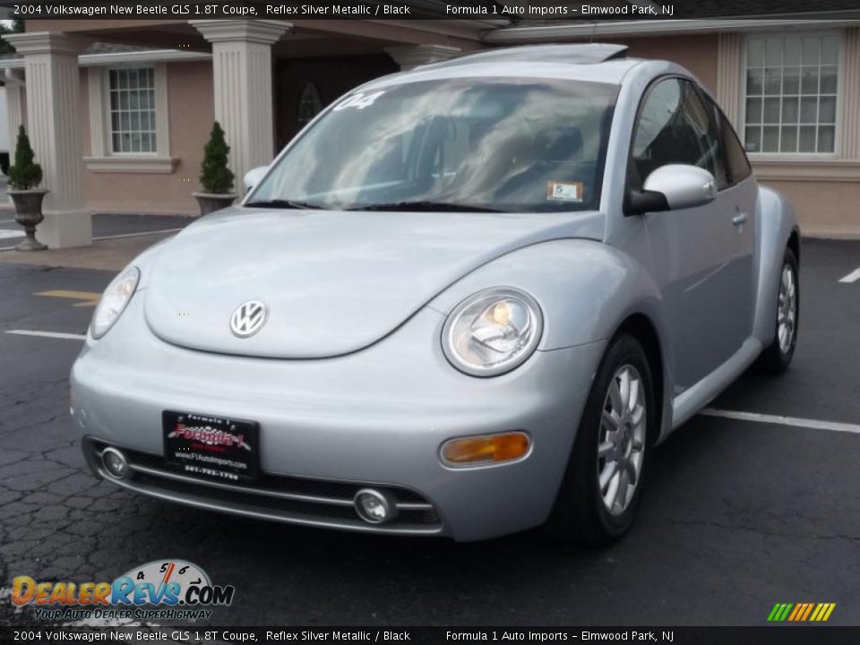 2004 Volkswagen New Beetle GLS 1.8T Coupe Reflex Silver Metallic / Black Photo #1