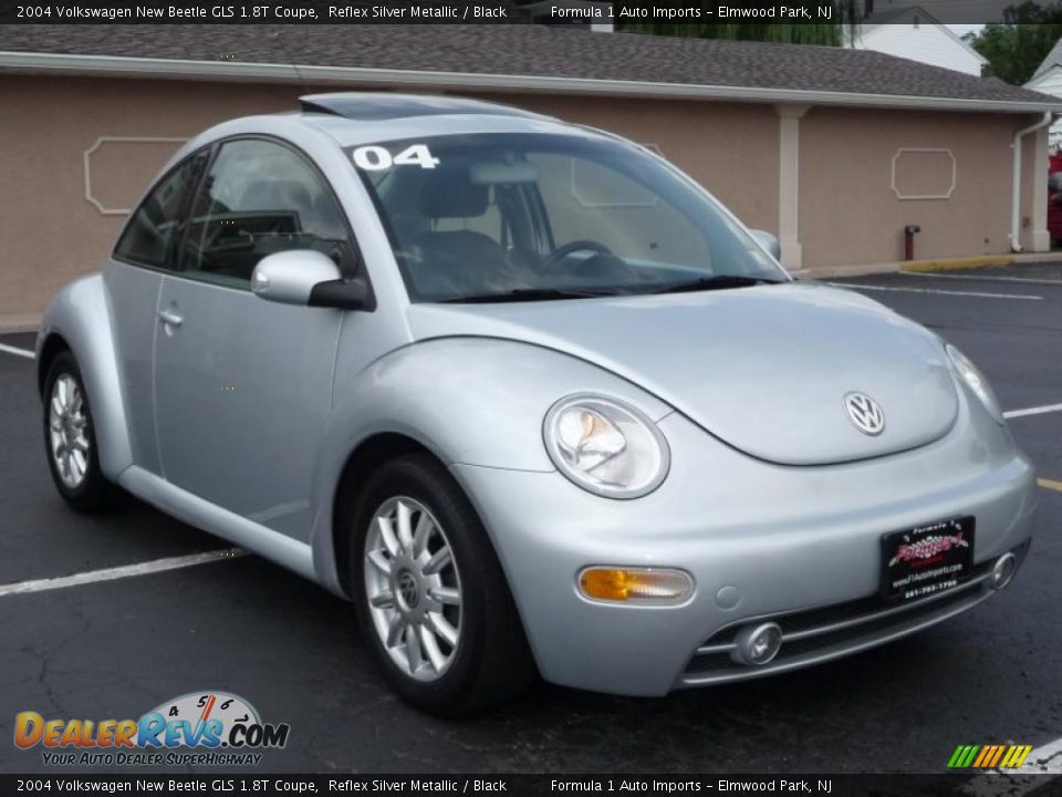 2004 Volkswagen New Beetle GLS 1.8T Coupe Reflex Silver Metallic / Black Photo #2