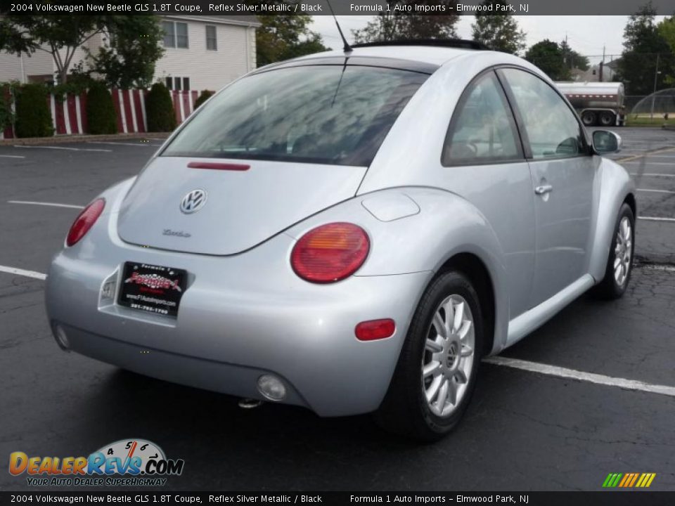 2004 Volkswagen New Beetle GLS 1.8T Coupe Reflex Silver Metallic / Black Photo #3