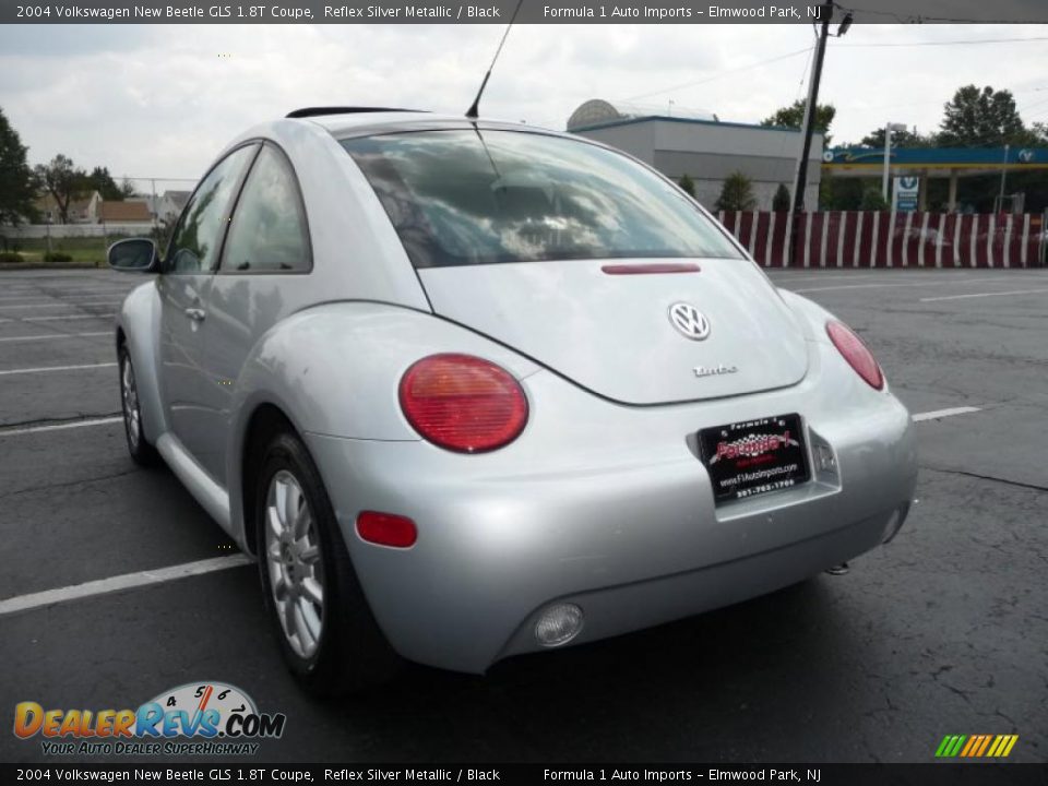 2004 Volkswagen New Beetle GLS 1.8T Coupe Reflex Silver Metallic / Black Photo #4