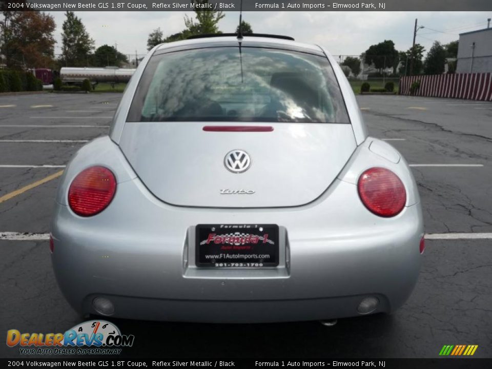 2004 Volkswagen New Beetle GLS 1.8T Coupe Reflex Silver Metallic / Black Photo #9