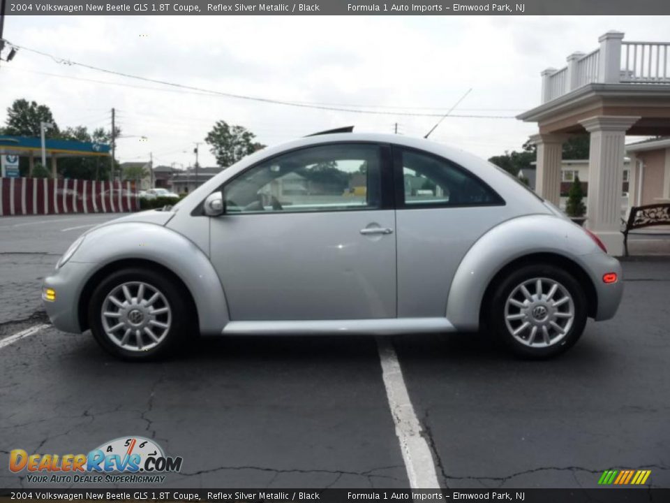 2004 Volkswagen New Beetle GLS 1.8T Coupe Reflex Silver Metallic / Black Photo #10