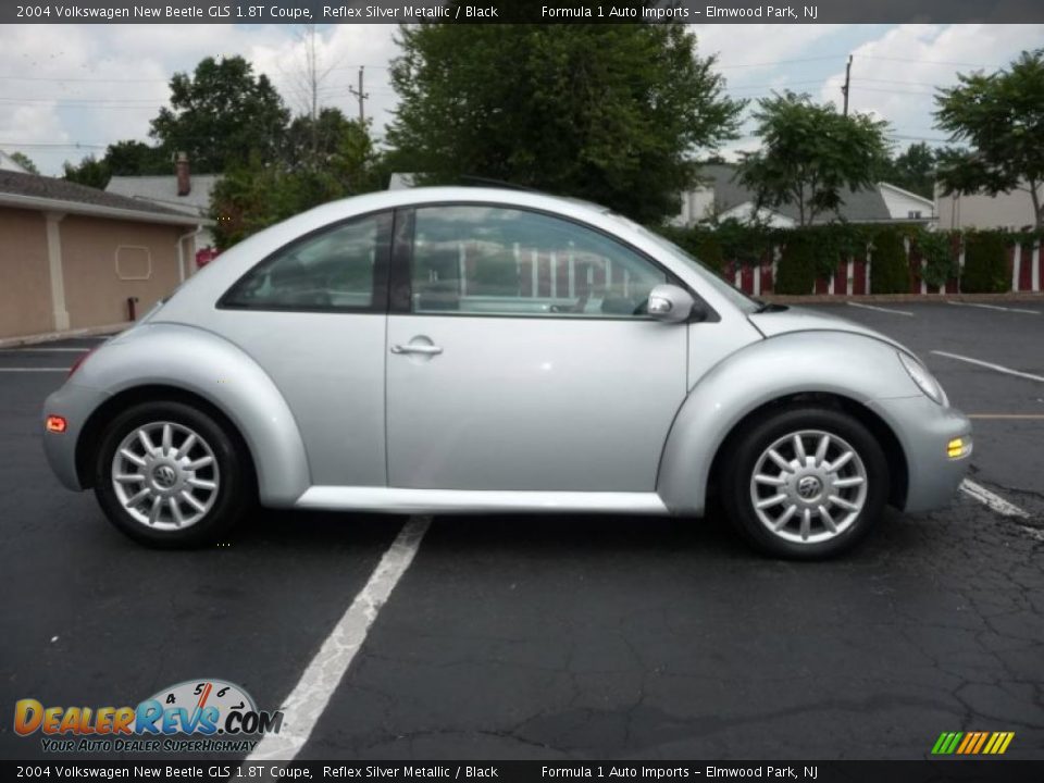 2004 Volkswagen New Beetle GLS 1.8T Coupe Reflex Silver Metallic / Black Photo #11