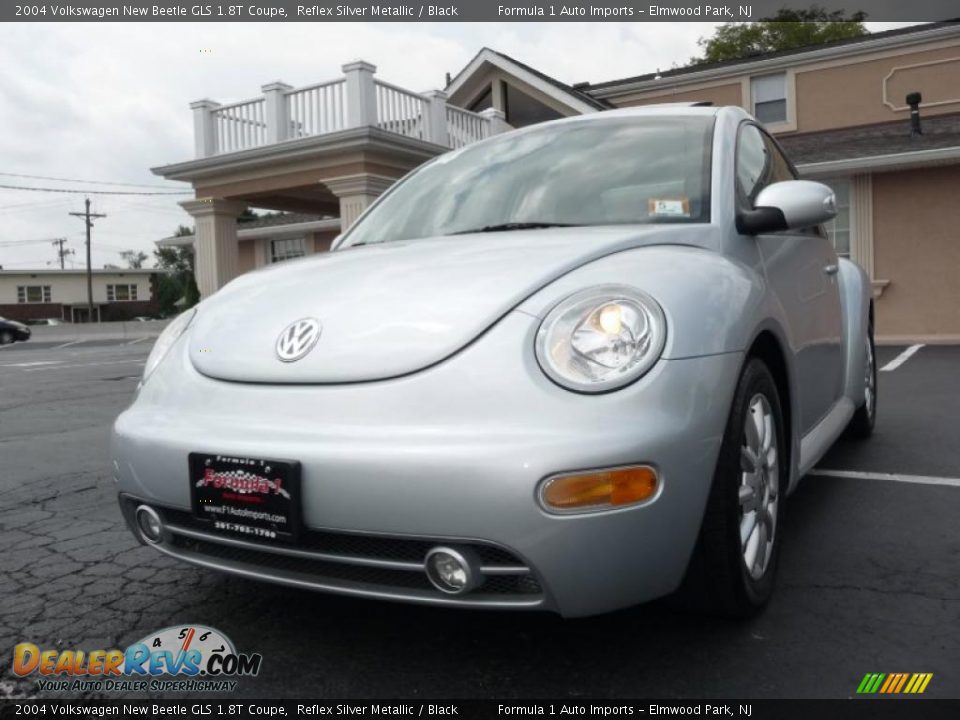 2004 Volkswagen New Beetle GLS 1.8T Coupe Reflex Silver Metallic / Black Photo #13