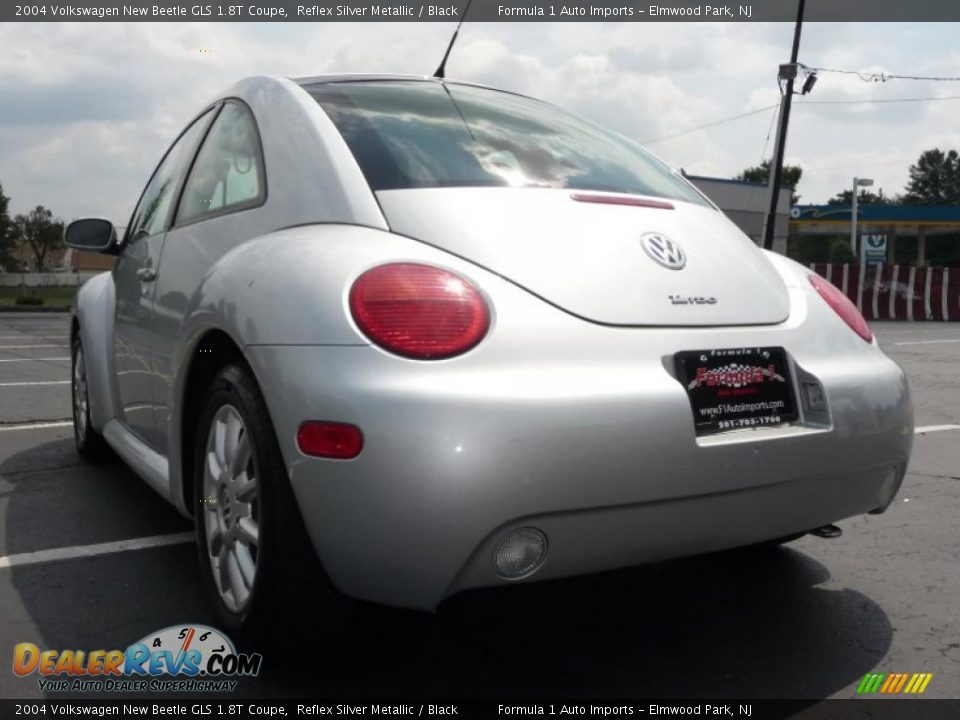 2004 Volkswagen New Beetle GLS 1.8T Coupe Reflex Silver Metallic / Black Photo #14