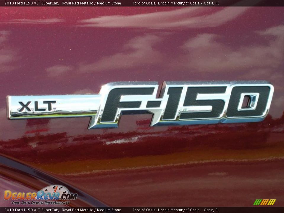 2010 Ford F150 XLT SuperCab Royal Red Metallic / Medium Stone Photo #4