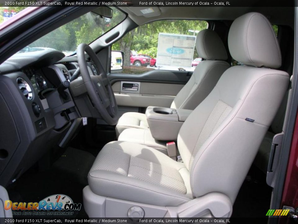 2010 Ford F150 XLT SuperCab Royal Red Metallic / Medium Stone Photo #5