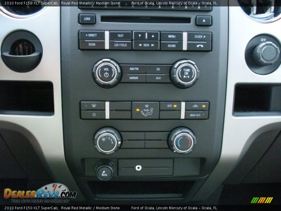 2010 Ford F150 XLT SuperCab Royal Red Metallic / Medium Stone Photo #9
