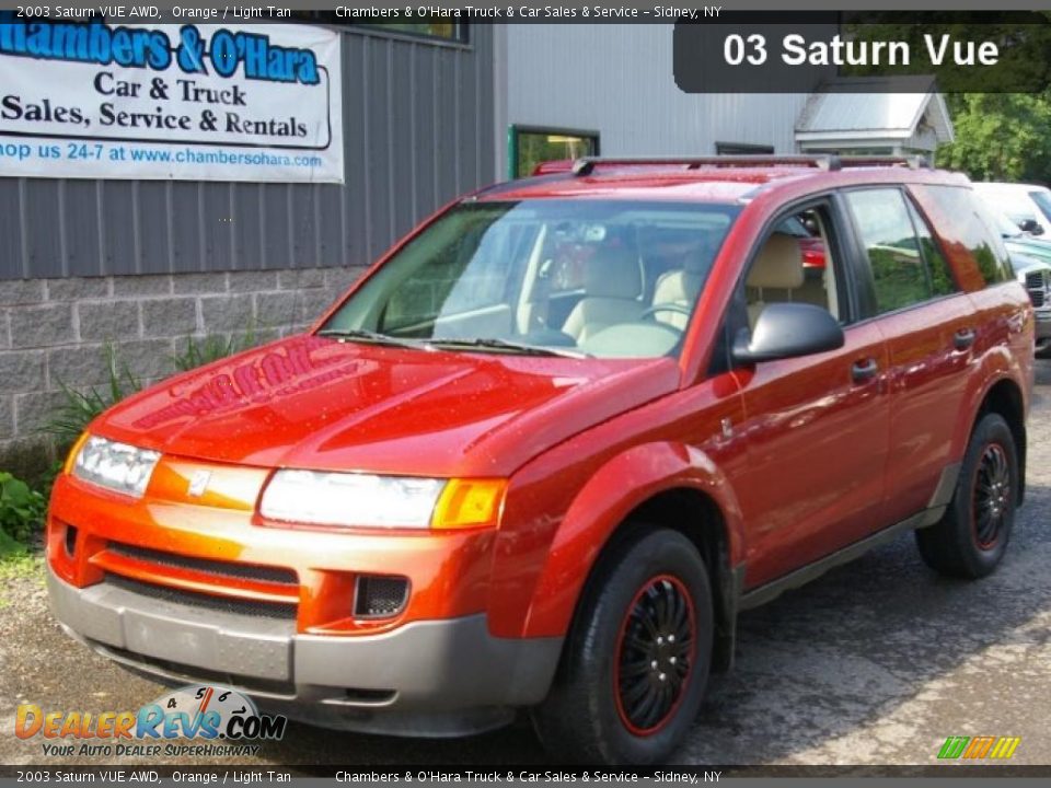 2003 Saturn VUE AWD Orange / Light Tan Photo #1