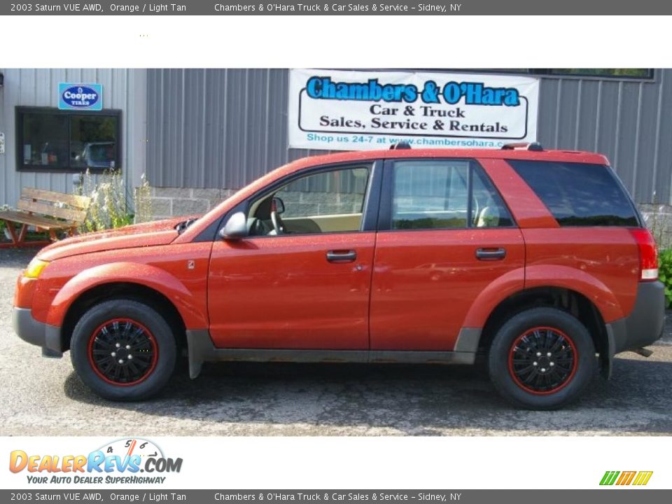 2003 Saturn VUE AWD Orange / Light Tan Photo #2