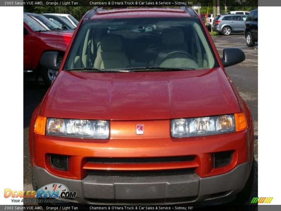 2003 Saturn VUE AWD Orange / Light Tan Photo #10