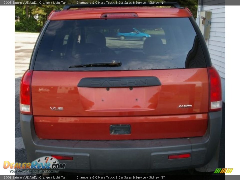 2003 Saturn VUE AWD Orange / Light Tan Photo #18