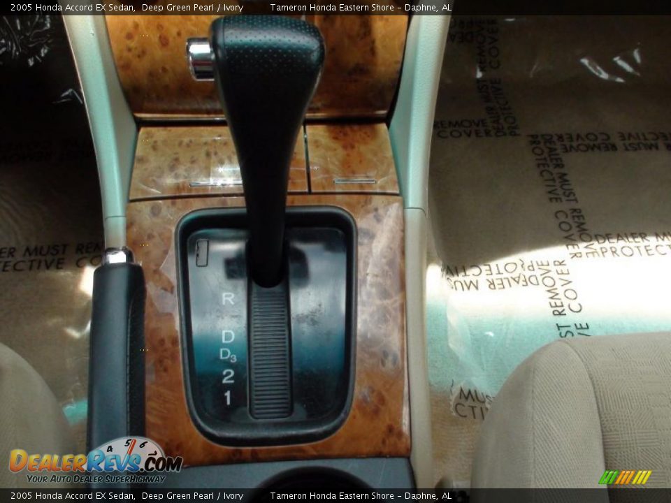 2005 Honda Accord EX Sedan Deep Green Pearl / Ivory Photo #23