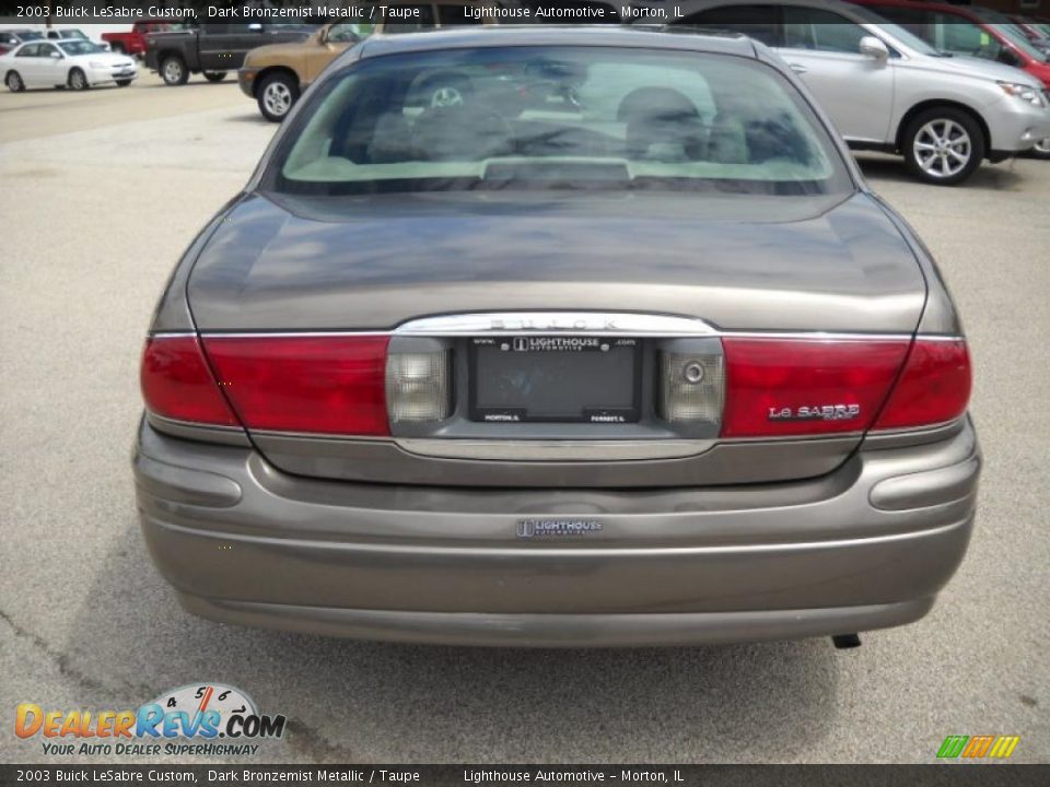 2003 Buick LeSabre Custom Dark Bronzemist Metallic / Taupe Photo #8