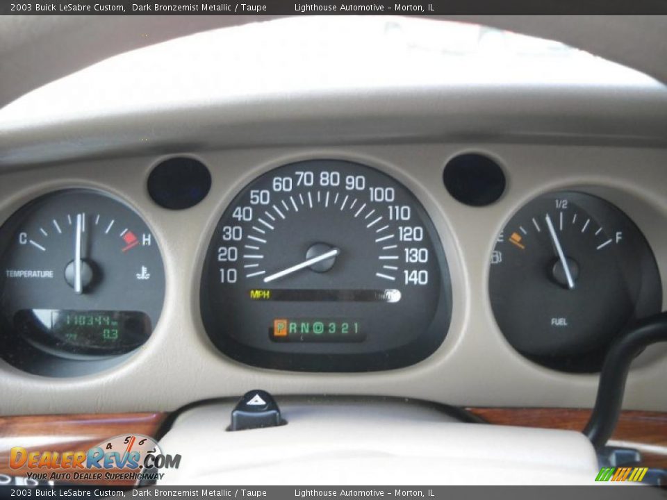 2003 Buick LeSabre Custom Dark Bronzemist Metallic / Taupe Photo #14