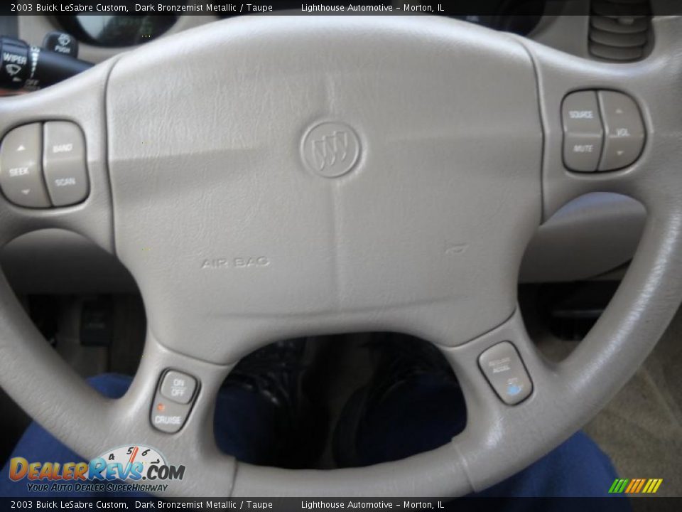2003 Buick LeSabre Custom Dark Bronzemist Metallic / Taupe Photo #15