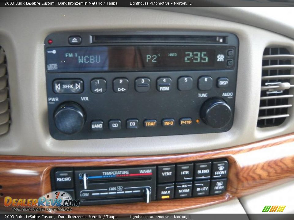 2003 Buick LeSabre Custom Dark Bronzemist Metallic / Taupe Photo #18