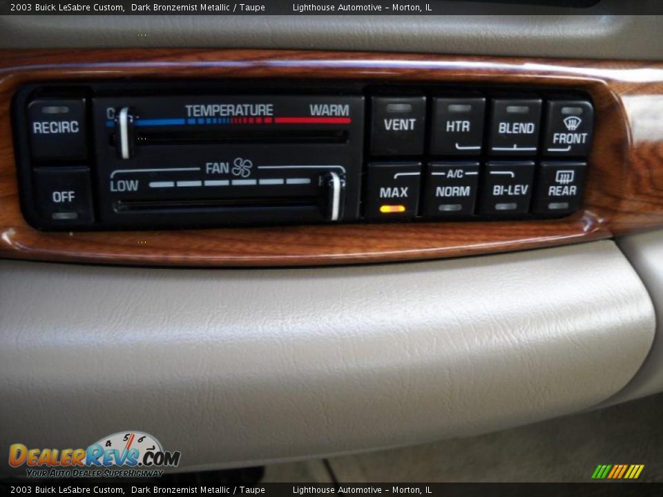 2003 Buick LeSabre Custom Dark Bronzemist Metallic / Taupe Photo #20