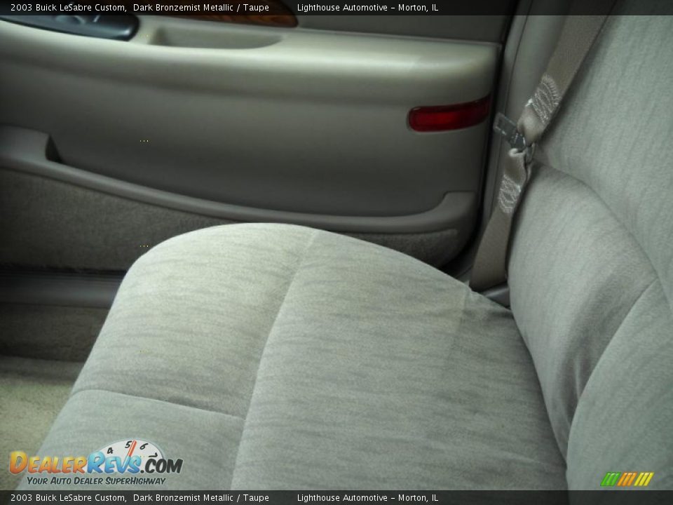2003 Buick LeSabre Custom Dark Bronzemist Metallic / Taupe Photo #22