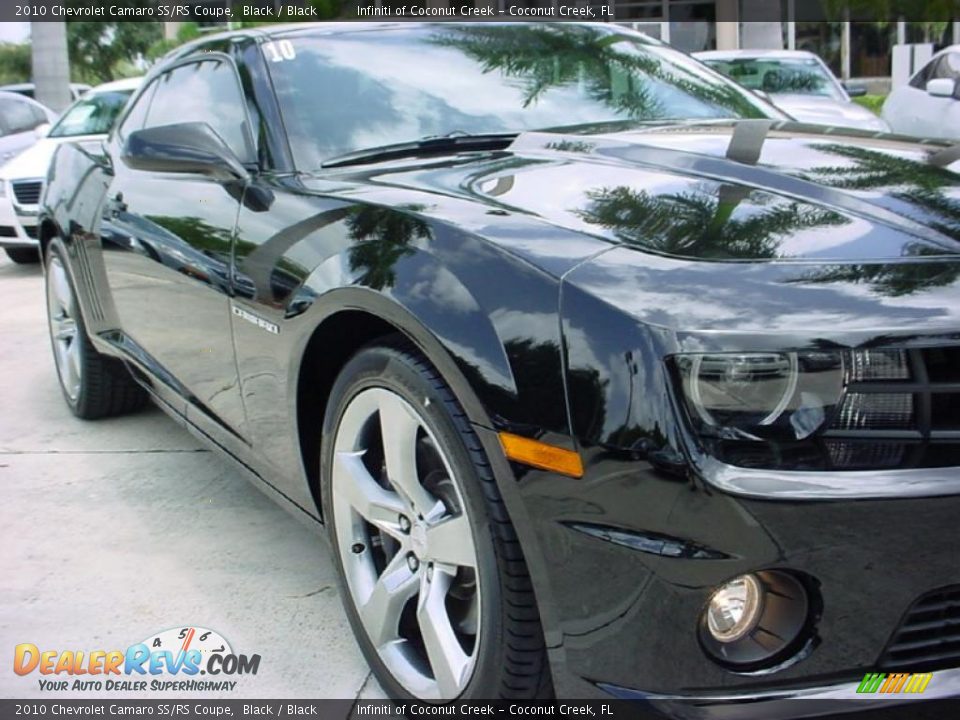 2010 Chevrolet Camaro SS/RS Coupe Black / Black Photo #2