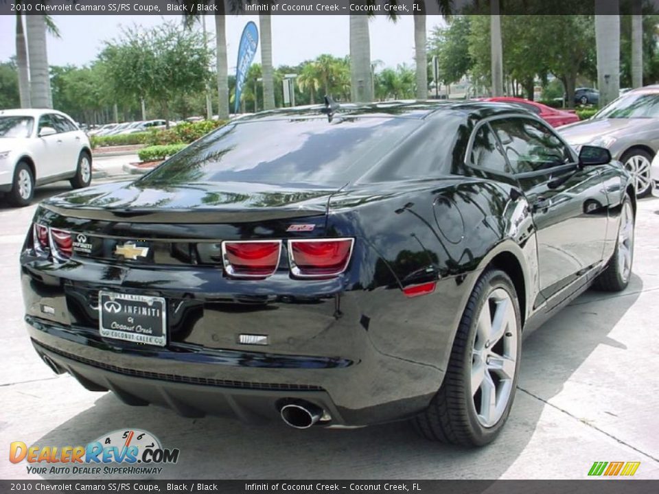 2010 Chevrolet Camaro SS/RS Coupe Black / Black Photo #6