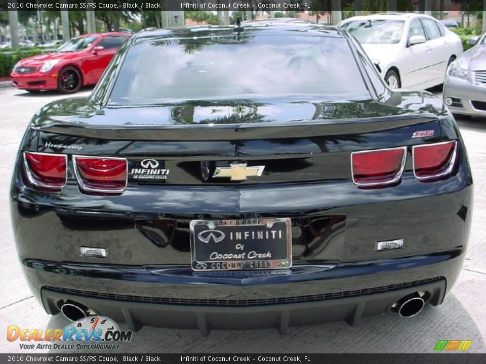 2010 Chevrolet Camaro SS/RS Coupe Black / Black Photo #7