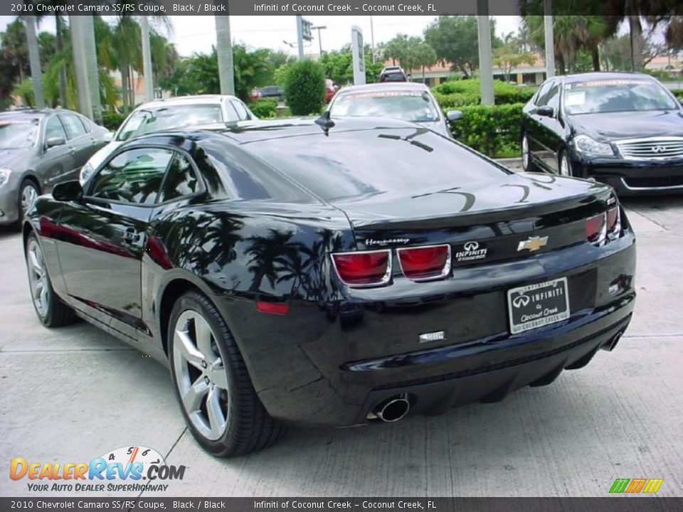 2010 Chevrolet Camaro SS/RS Coupe Black / Black Photo #8